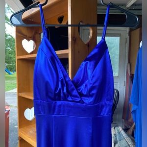 Blue prom dress
